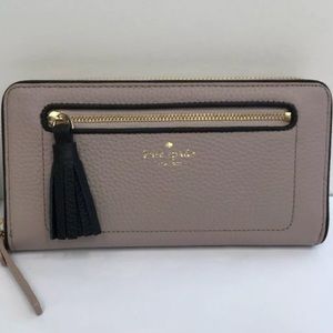 Kate spade neda Chester Street zip wallet tassel